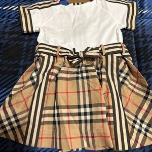 Burberry Kids Checkered Dress